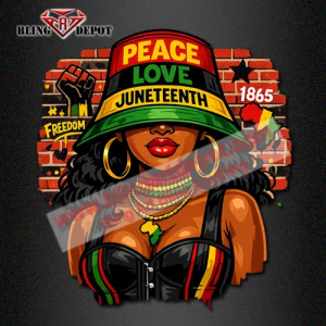 African American Girls DTF Ready to Press Heat Patches Vinyl Designs Stickers Decals for T Shirts Clothes